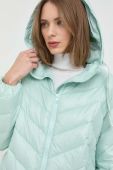 Пухова куртка Twinset жіноча колір зелений перехідна