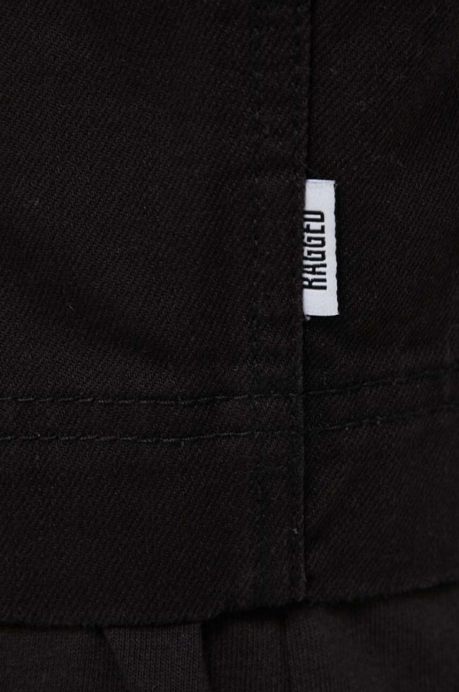 Джинсова куртка Puma X The Ragged Priest жіноча колір чорний перехідна oversize фото 7