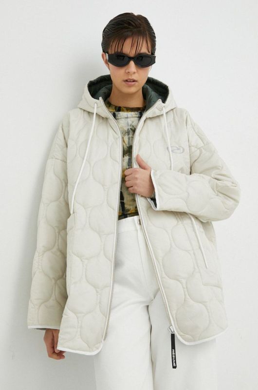 Куртка R?sum? жіноча колір бежевий перехідна oversize (2914736)