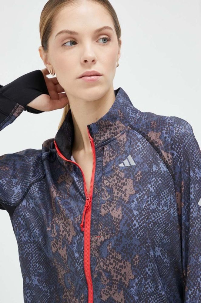 Вітровка adidas Performance Fast колір синій перехідна (3097700) фото 4
