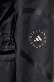 Парка adidas by Stella McCartney жіноча колір чорний перехідна oversize