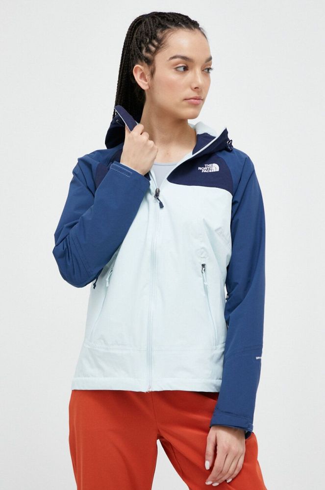 Куртка outdoor The North Face Stratos колір блакитний