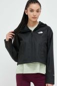 Куртка outdoor The North Face Cropped Quest колір чорний перехідна oversize