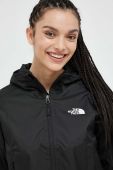 Куртка outdoor The North Face Cropped Quest колір чорний перехідна oversize