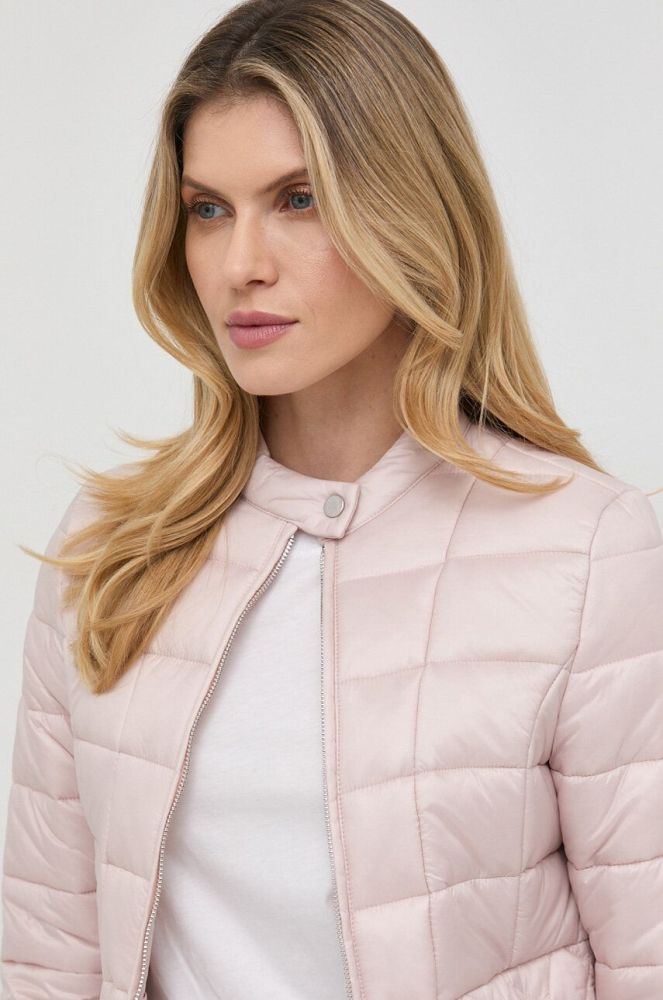 Куртка Trussardi жіноча колір рожевий перехідна (2971097)