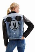 Джинсова куртка Desigual жіноча перехідна колір блакитний (3144449)