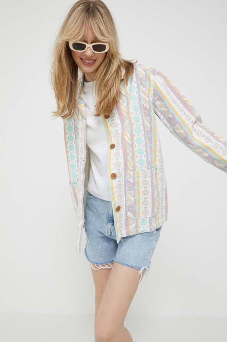 Куртка Billabong жіноча перехідна колір барвистий