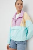 Куртка Billabong жіноча колір бірюзовий перехідна oversize