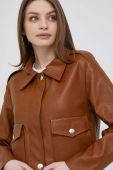 Куртка Sisley жіноча колір коричневий перехідна (3131882)