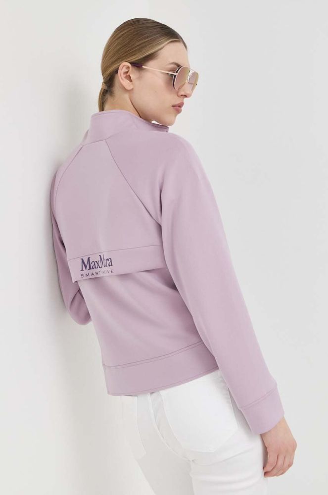 Кофта Max Mara Leisure жіноча колір фіолетовий візерунок