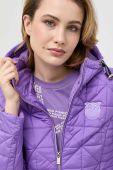 Куртка Pinko жіноча колір фіолетовий перехідна