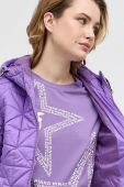 Куртка Pinko жіноча колір фіолетовий перехідна