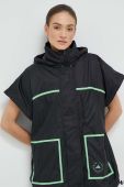 Вітровка adidas by Stella McCartney TrueNature колір чорний перехідна oversize