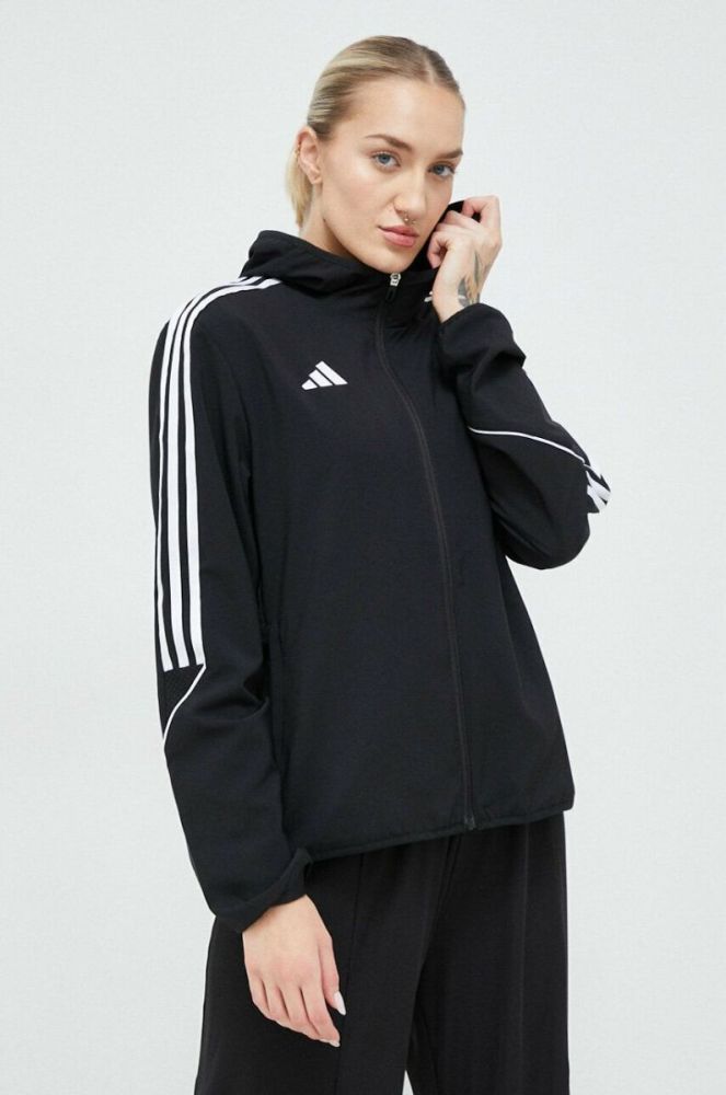 Куртка для тренувань adidas Performance Tiro 23 колір чорний перехідна (3025227) фото 4