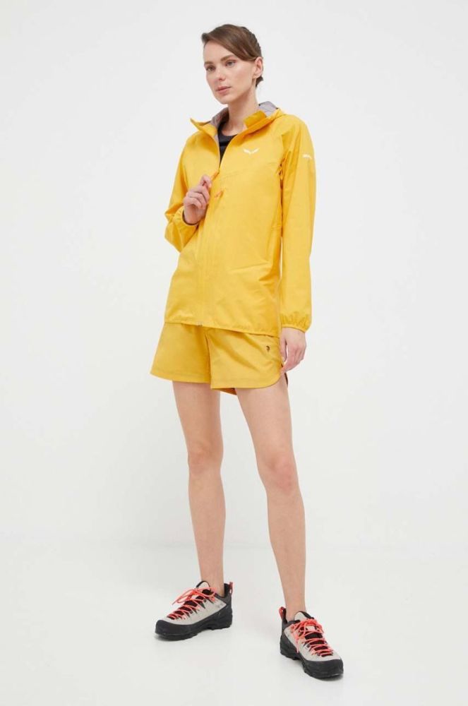 Куртка outdoor Salewa Agner 2 PTX колір жовтий фото 2