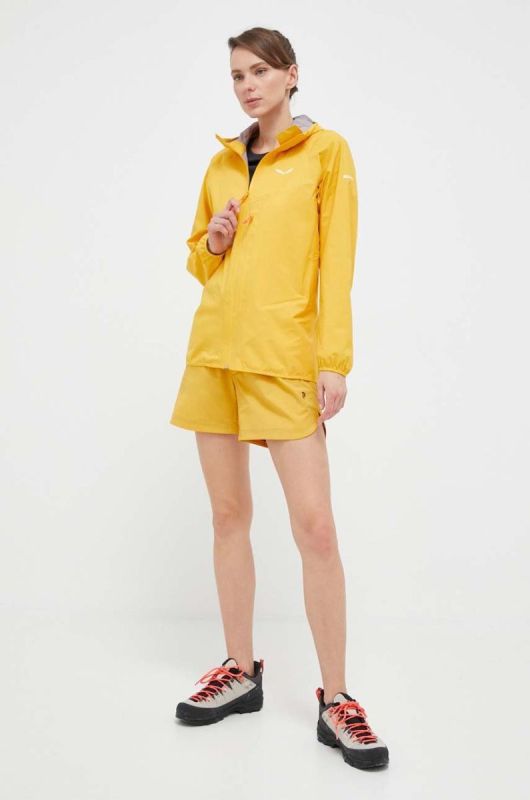 Куртка outdoor Salewa Agner 2 PTX колір жовтий фото 2