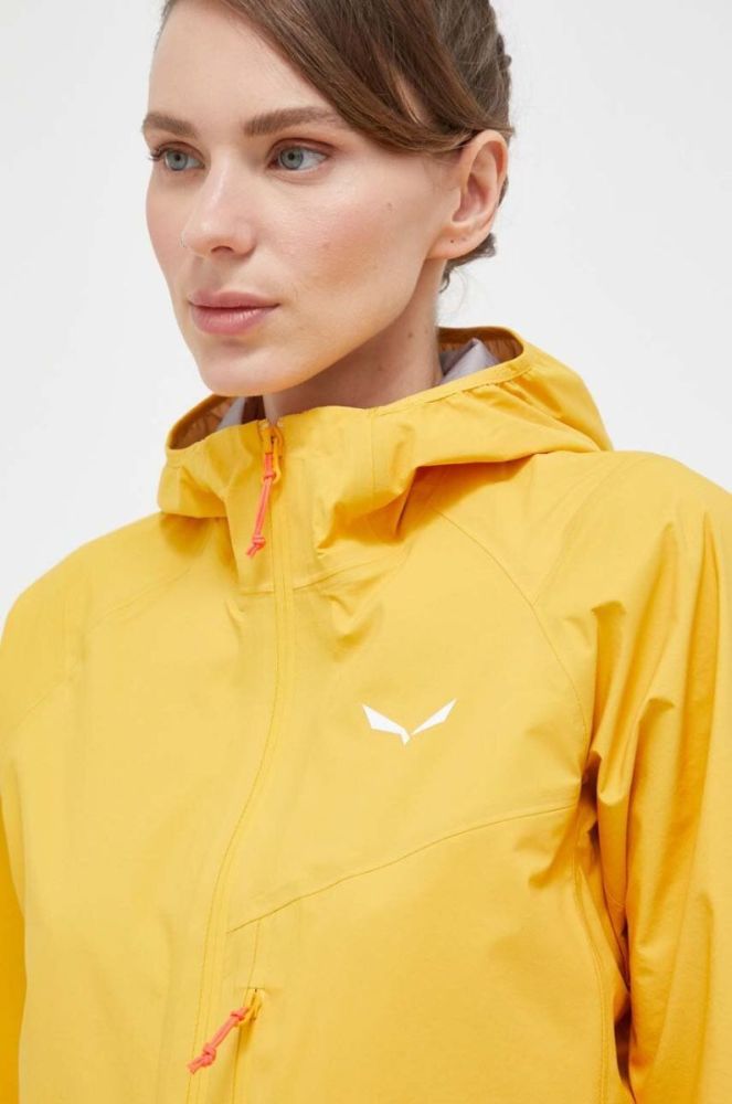 Куртка outdoor Salewa Agner 2 PTX колір жовтий фото 4