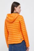 Пухова куртка Colmar жіноча колір помаранчевий перехідна