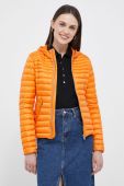 Пухова куртка Colmar жіноча колір помаранчевий перехідна