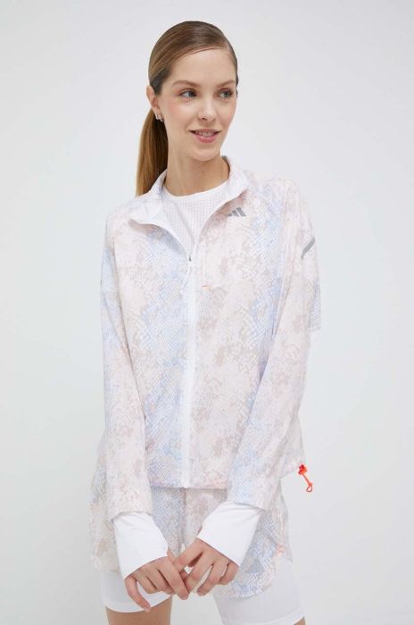 Вітровка adidas Performance Fast колір білий перехідна (3157269)