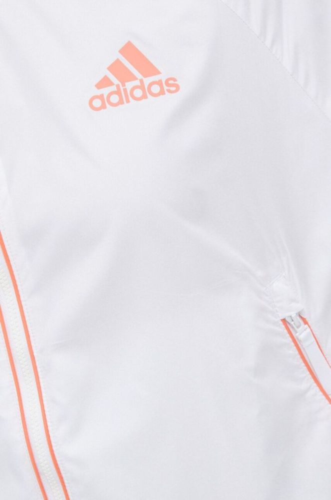 Куртка adidas жіноча колір білий перехідна oversize (3188084) фото 5