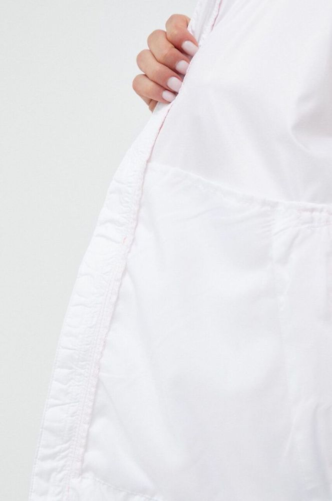 Куртка adidas жіноча колір білий перехідна oversize (3188084) фото 6
