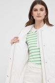 Куртка Tommy Hilfiger жіноча колір білий перехідна