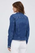 Джинсова куртка Tommy Hilfiger жіноча перехідна колір блакитний