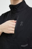 Спортивна безрукавка On-running Weather колір чорний перехідна