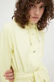 Протидощова куртка Rains 18130 Curve Jacket жіноча колір жовтий перехідна