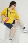 Куртка Tommy Jeans жіноча колір жовтий перехідна oversize