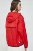 Куртка Tommy Jeans жіноча колір червоний перехідна oversize