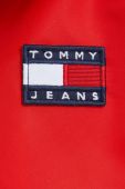 Куртка Tommy Jeans жіноча колір червоний перехідна