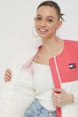 Безрукавка Tommy Jeans жіночий колір рожевий перехідний