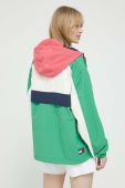 Куртка Tommy Jeans жіноча колір зелений перехідна oversize (3158896)