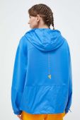 Спортивна куртка adidas by Stella McCartney перехідна oversize колір блакитний