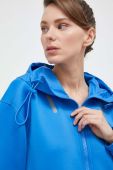Спортивна куртка adidas by Stella McCartney перехідна oversize колір блакитний