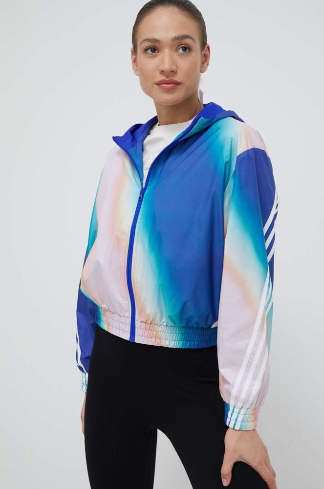 Куртка adidas жіноча перехідна колір барвистий