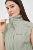 Куртка Columbia жіноча колір зелений перехідна (2954470)