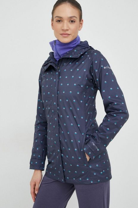 Куртка outdoor Columbia Splash A Little II колір синій перехідна