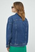 Джинсова куртка Lee жіноча колір синій перехідна oversize