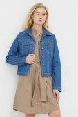 Джинсова куртка Lee жіноча перехідна колір блакитний