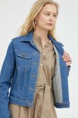 Джинсова куртка Lee жіноча перехідна колір блакитний