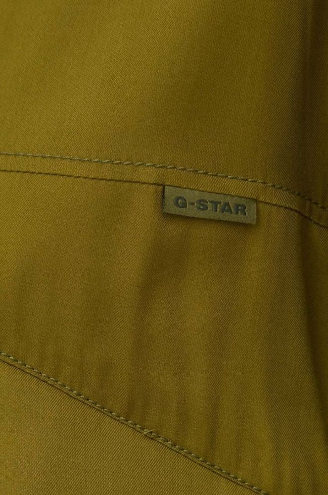 Куртка-бомбер G-Star Raw жіночий колір зелений перехідна (3279167) фото 5