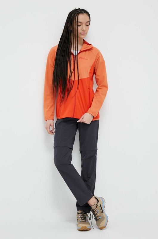 Куртка outdoor Jack Wolfskin Go Hike Softshell колір помаранчевий (3196740) фото 2