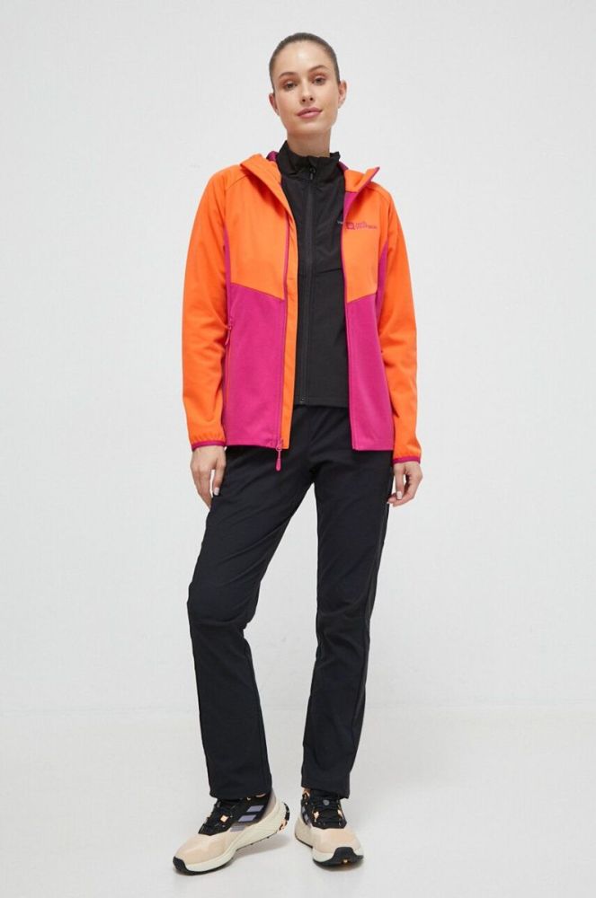 Куртка outdoor Jack Wolfskin Go Hike Softshell колір помаранчевий (3479317) фото 2