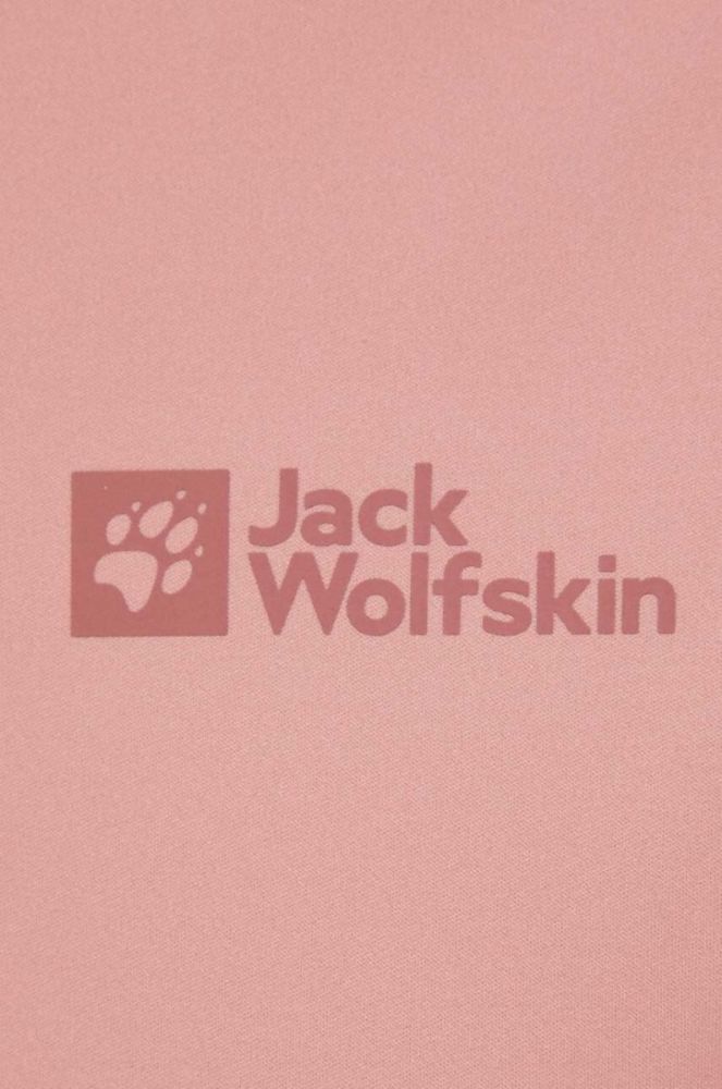 Куртка outdoor Jack Wolfskin Go Hike Softshell колір рожевий фото 6