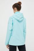 Куртка outdoor Jack Wolfskin Pack & Go Shell колір бірюзовий