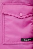 Куртка Lovechild жіноча колір рожевий перехідна oversize