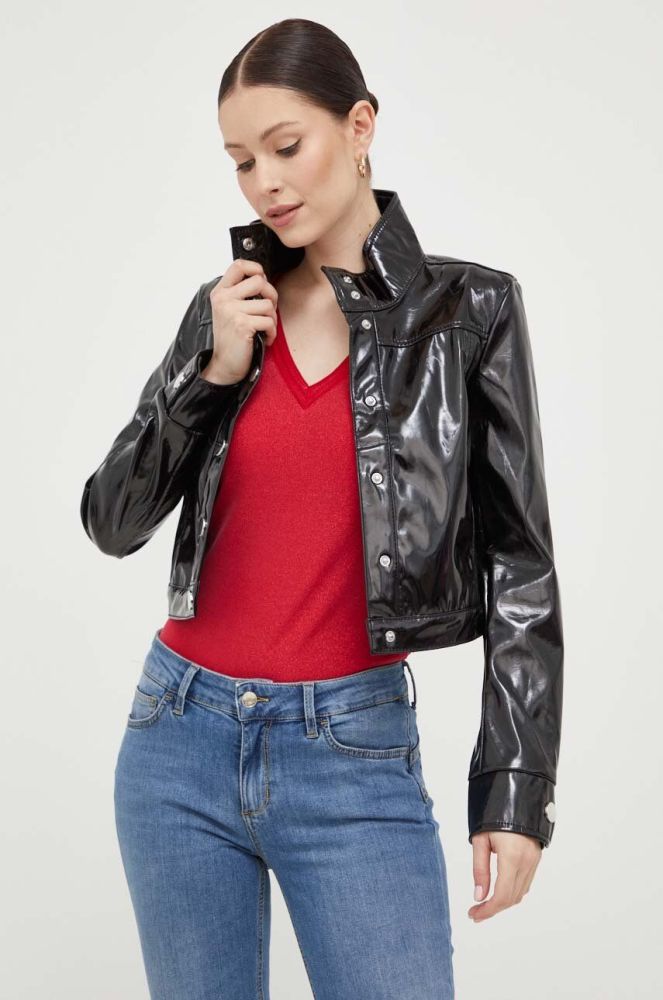 Куртка Morgan жіноча колір чорний перехідна (3213931)